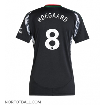 Billige Fotballdrakt Arsenal Martin Odegaard #8 Replika Bortedrakt Dame 2024-25 Kortermet